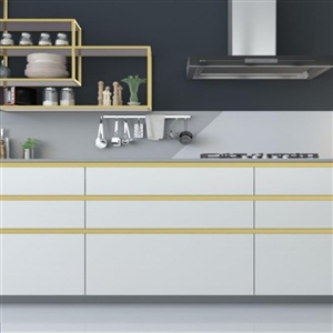 Tay nắm tủ ngang Gola chữ J Hafele 126.37.904 (màu vàng)